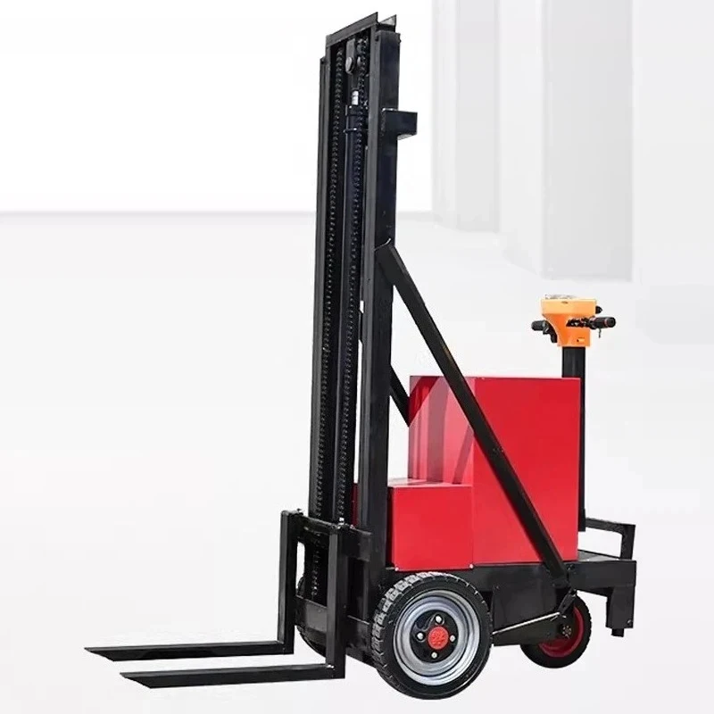 Upright Electric Forklift, Small Simple Stacker Crane, Hydraulic Lift, Suitable for Garage Room Handling and(Customized)