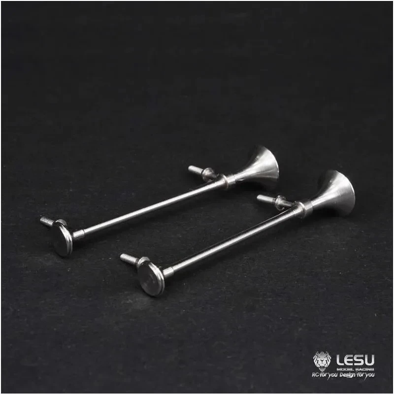 1/14 Truck Tractor GW-K004 Stainless Steel Siren Horn Mud Head Modified Car Model