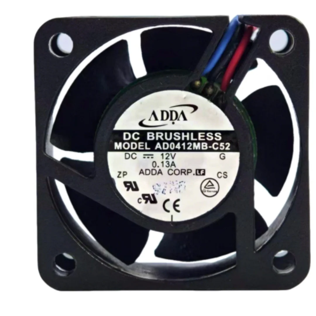 

ADDA AD0412MB-C52 DC 12V 0.13A 40x40x20mm 3-Wire Server Cooling Fan