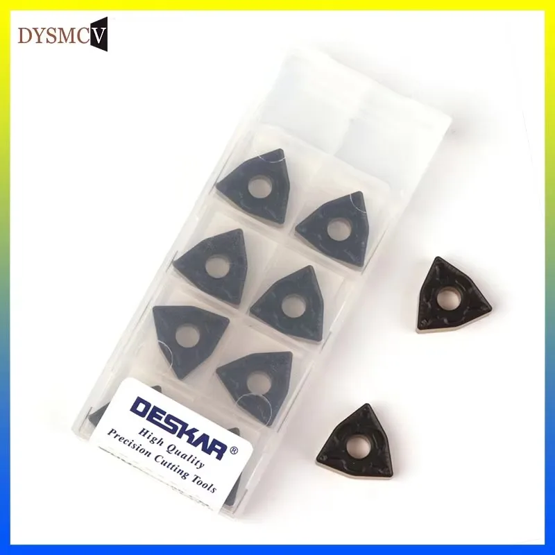 WNMG Series DESKAR WNMG080404/08/12 HQ/TM/PR/ZM/R-S/L-S LF9218 Numerical Control Lathe Double-Coated Peach Shaped Cutting Insert