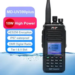 TYT MD-UV390 Plus AES256 Encryption Radio 10W IP67 Dual Band DMR Digital Radios