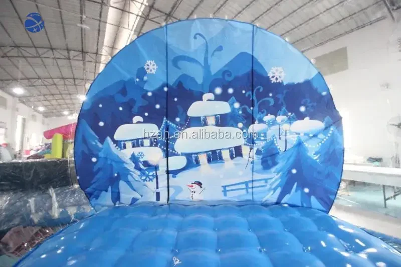 Xmas Inflatable Snow Globe House for Christmas Decoration