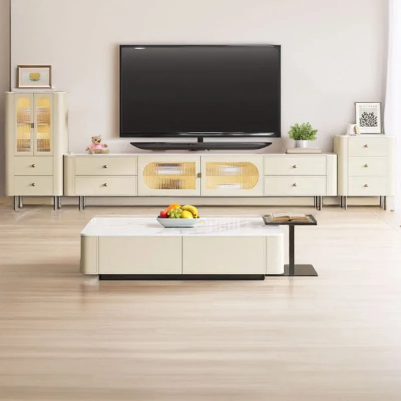 Fashion Interior Tv Stands Large Size Room Decor Wooden Salon Entertainment Tv Table Organizer Muebles Ornaments Home Decor