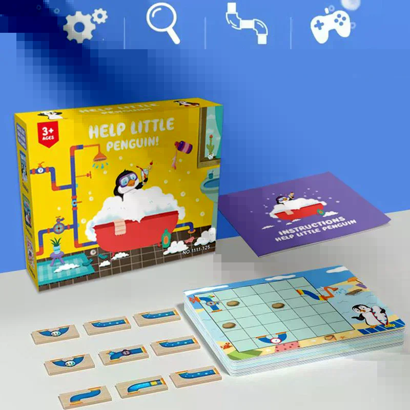 

Kid Maze Jigsaw Toy Logical Thinking Training Breakthrough Game Parent-Child Interaction Board Game Educational Toy For Children