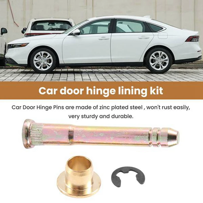 Car Door Hinge Pins Pin Bushing Repair Kit Fit For Honda Civic Accord Cr-V Crx Ek Eg