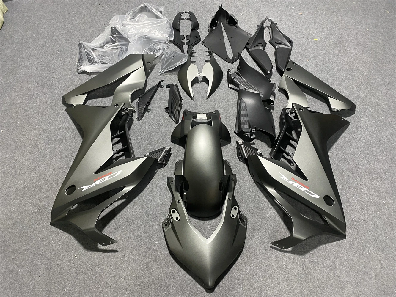 CBR650R Motorcycle Fairings Kit (2019-2023) - Grey