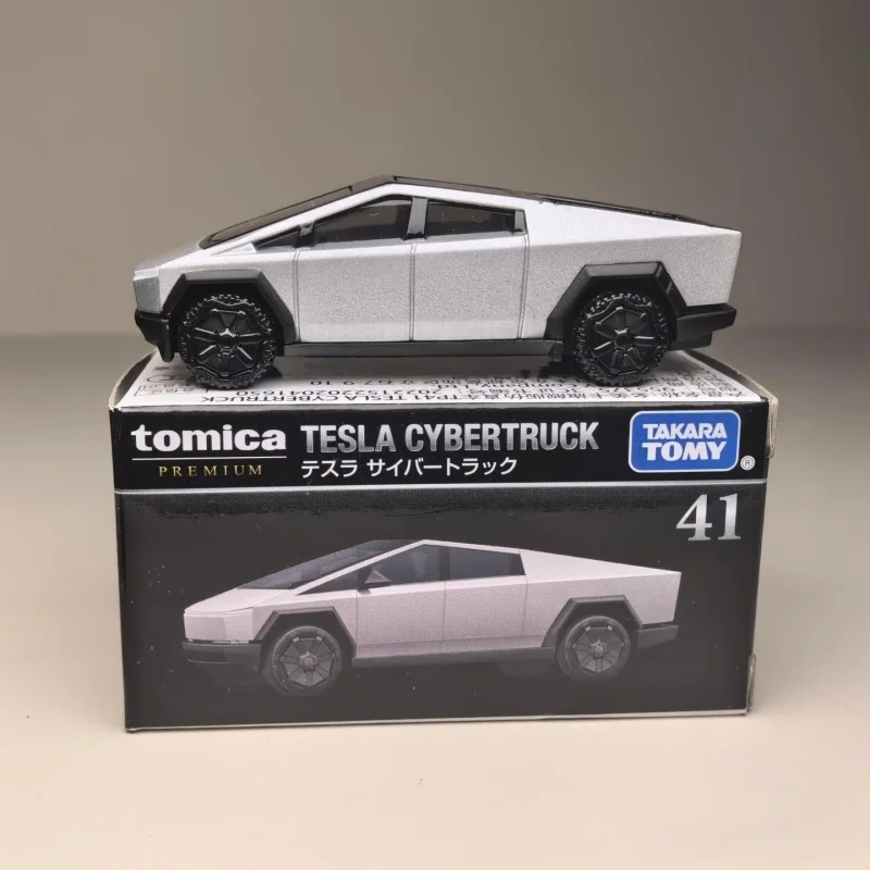 Takara Tomy Tomica No. 28 Tesla Model Y No. 98 Tesla Model 3 Premium 41 Cyber Truck Alloy Car Model Replica Series Gifts Toys view 5