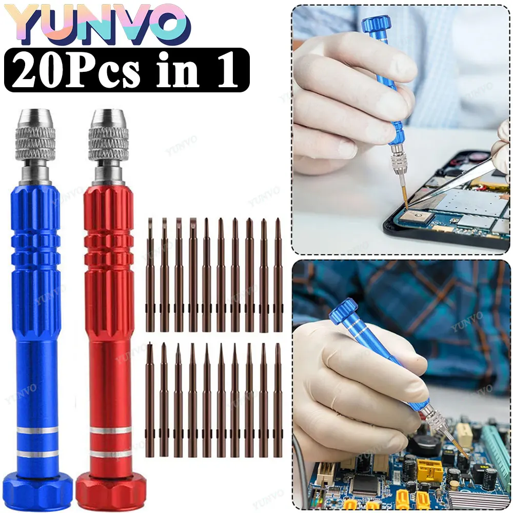 20 in 1 Multi Screwdriver Repair Kit Screwdrivers Sets Phone Opening Tools Phone Repair Tools for Iphone Huawei Xiaomi Hand Tool