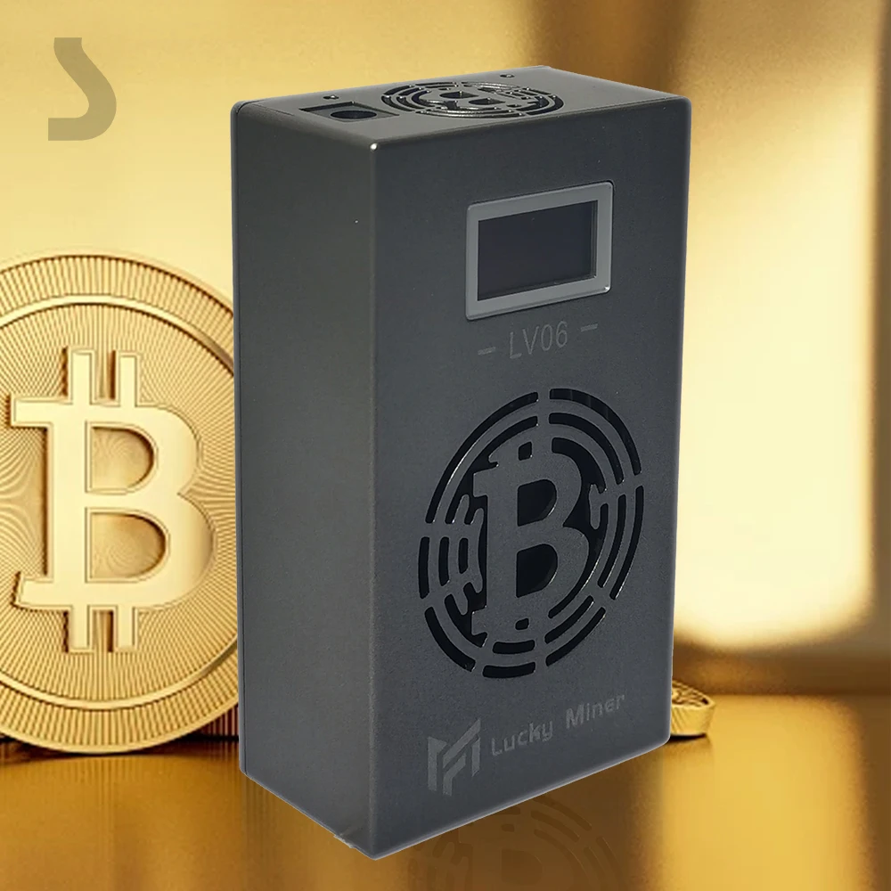 2024 Bitaxe btc Miner Lucky Miner LV06 BM1366 SHA256 504GH/S WIFI BTC BCH BSV DGB lotere Miner solo miner penambang kripto