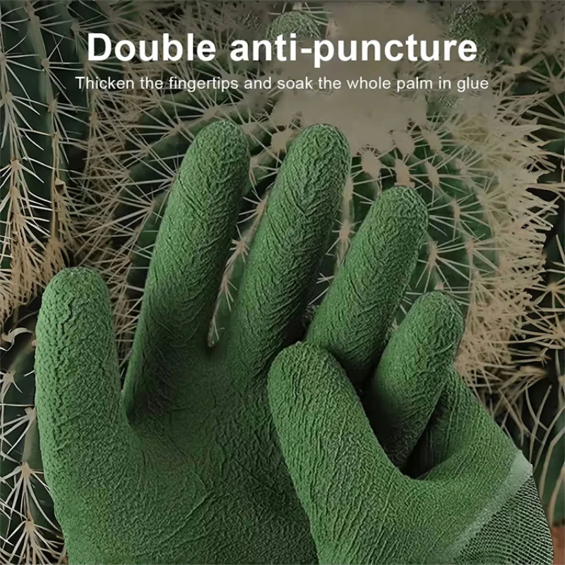 Puncture Resistant Waterproof Gardening Gloves Anti Thorn Rose Pruning Gloves Chestnut Picking Florist Landscaping Garden