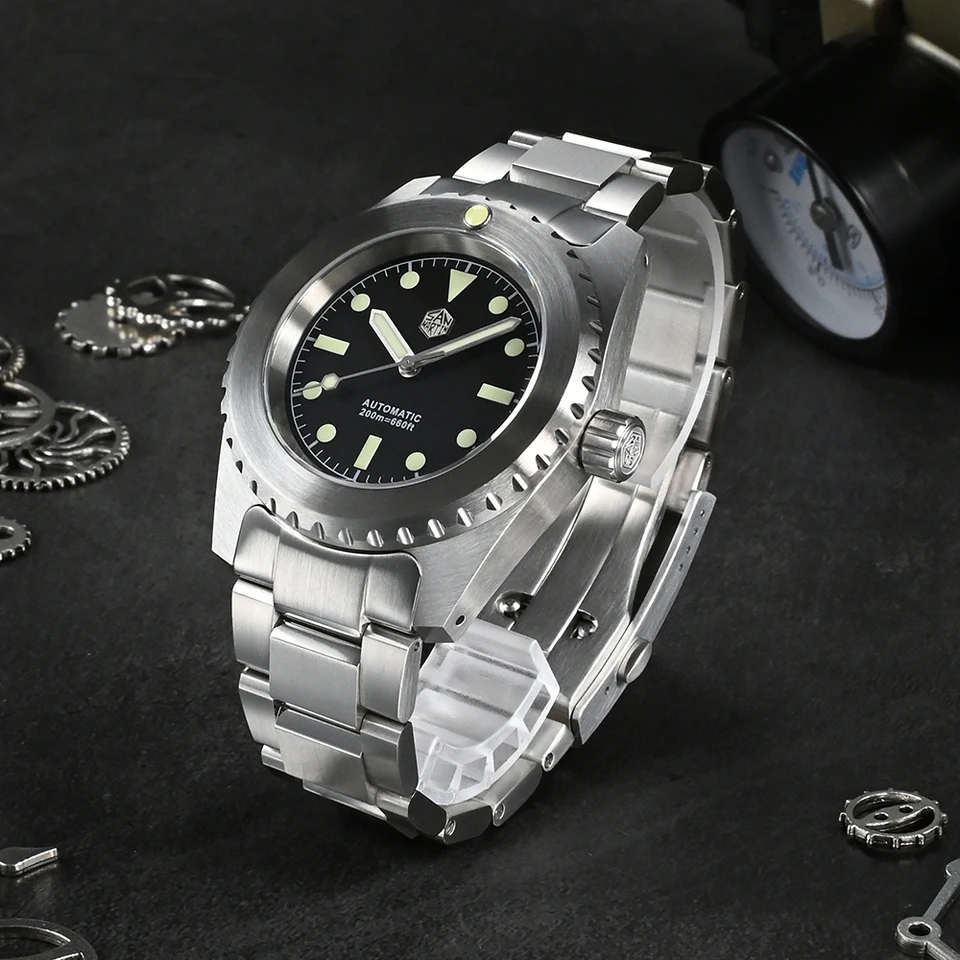 サンマーティン メカニカルダイバー 41mm 自動巻き 200M防水