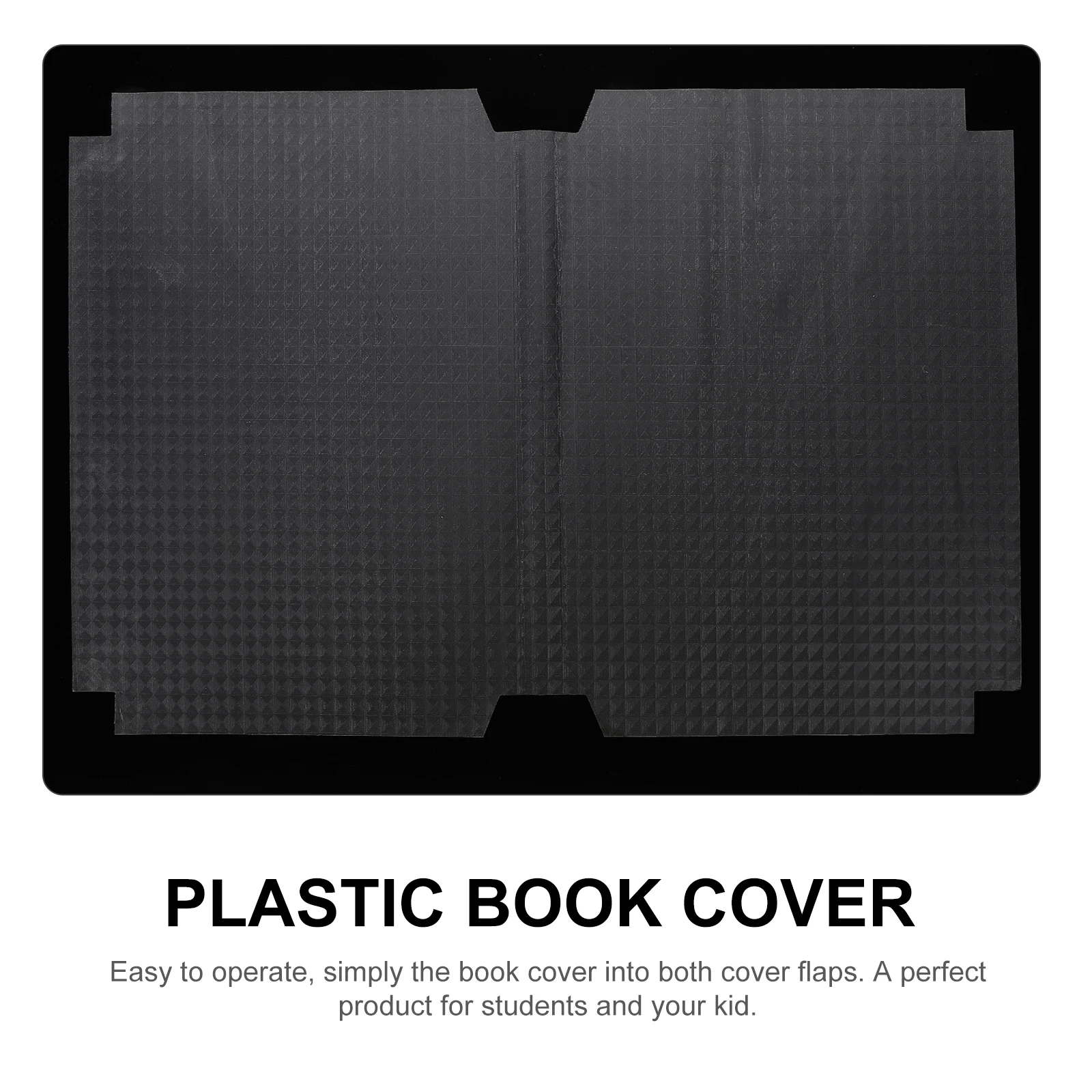 

10pcs Transparent Book Cover Clear Plastic Protective Covers for Textbook Eco Friendly Self Adhesive Sleeve Student Notebook