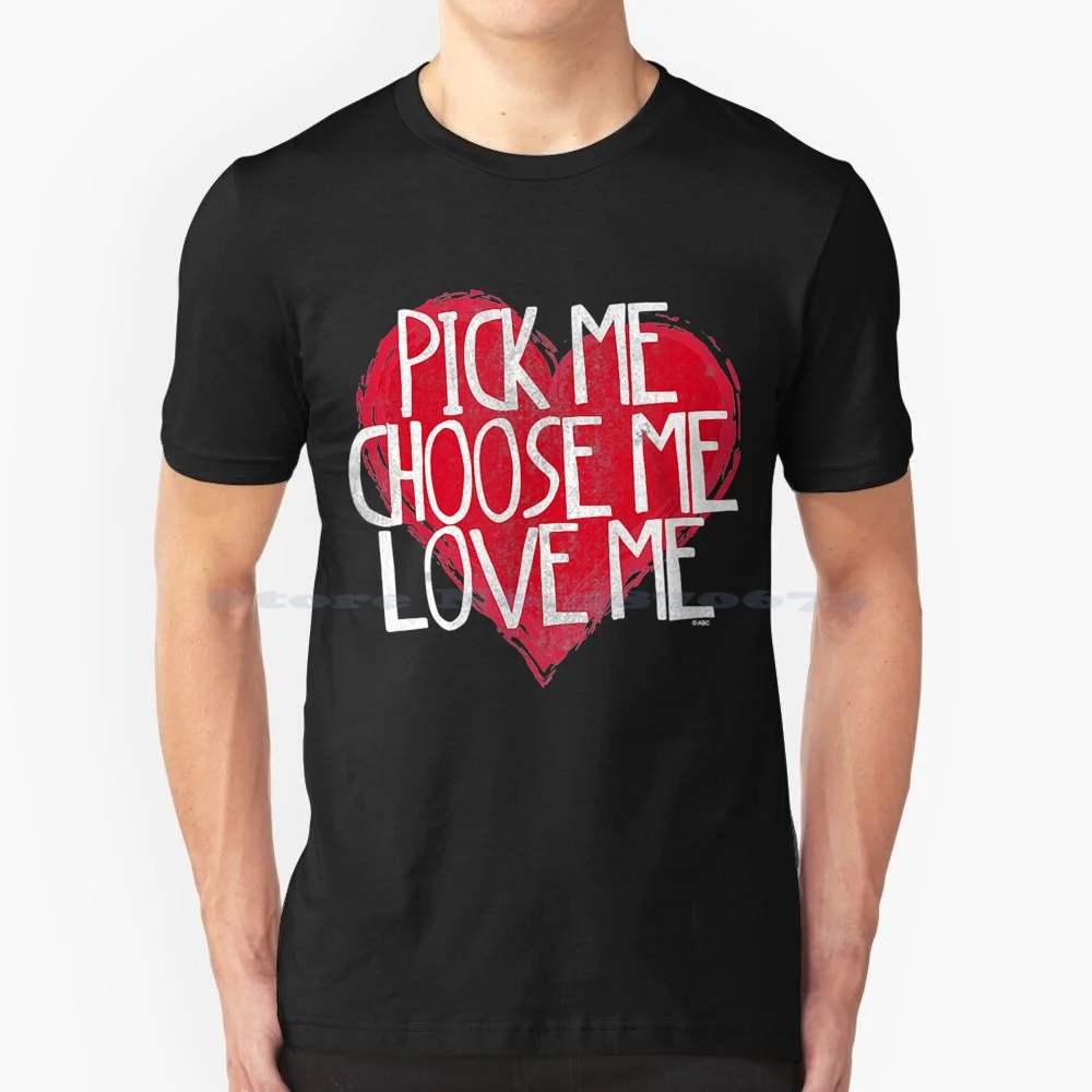 Grey's Anatomy Pick Me Choose Me Love Me T Shirt 100% Cotton Tee Greys Anatomy Meredith Grey Doctor