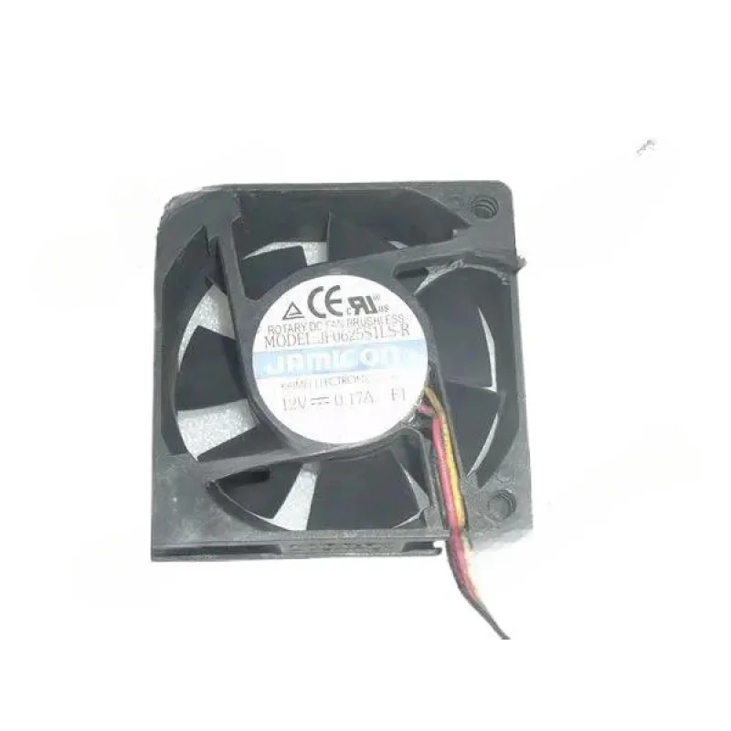 dl-para-jamicon-jf0625s1ls-r-f1-dc12v-017a-6025-6cm-60mm-60x60x25mm-3pin-3wire-ventilador-de-resfriamento