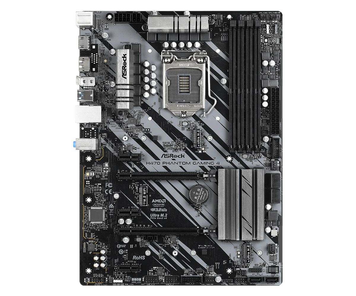ASRock H470 Phantom Gaming 4 Motherboard LGA1200
