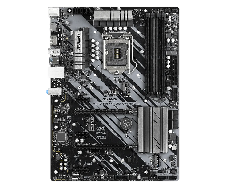 ASRock H470 Phantom Gaming 4 Motherboard LGA1200