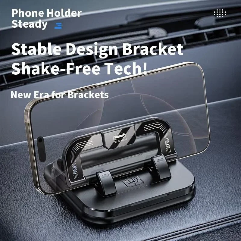2 in 1 車載スマホホルダー ナンバープレート付き 多機能スマホホルダー 粘着式 安定 防振 車載ダッシュボード ナビゲーションブラケット 2025