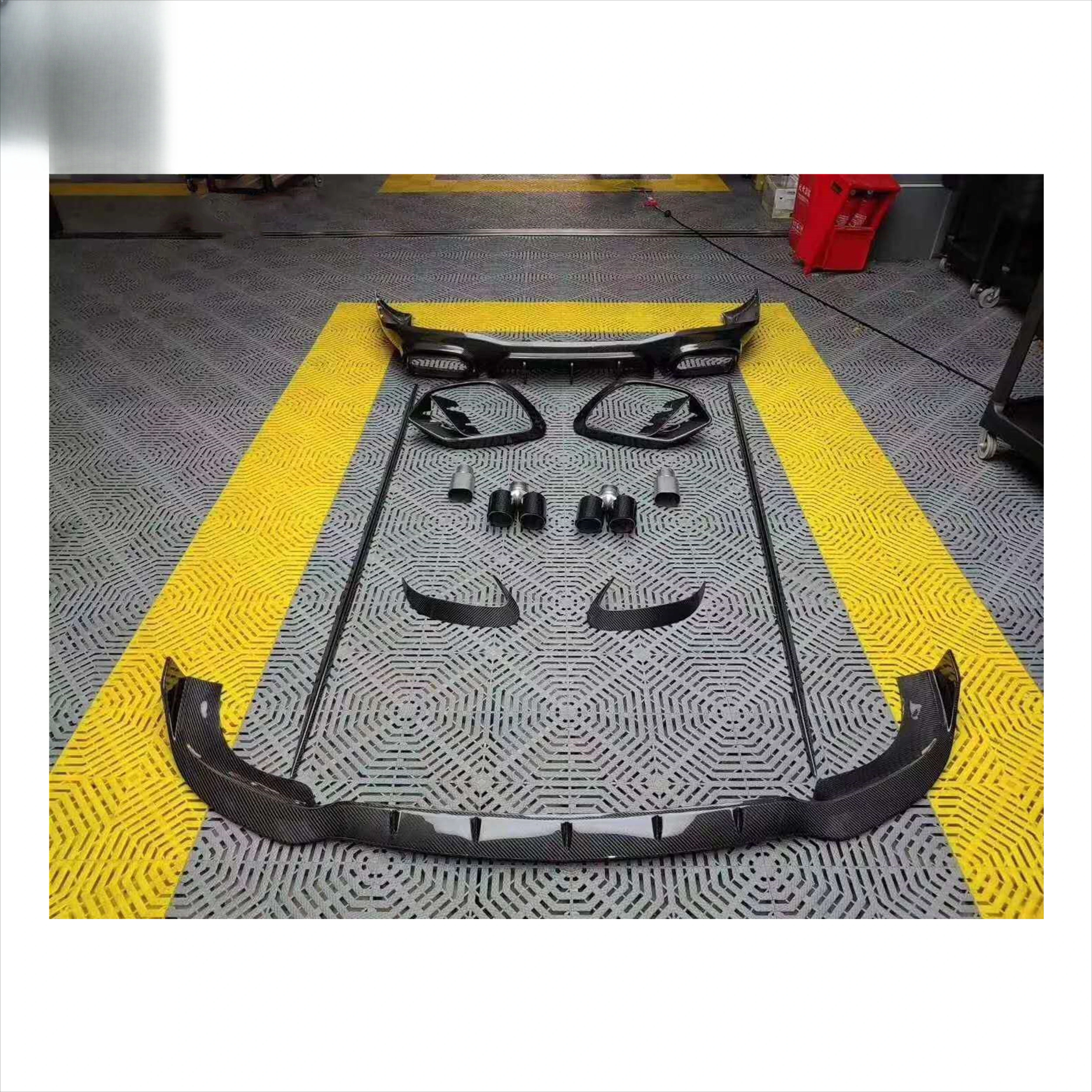 

AMGGT GT43 GT50 Premium Carbon Fiber Body Kit Front Lip/Diffuser/Side Skirts/Air Vents