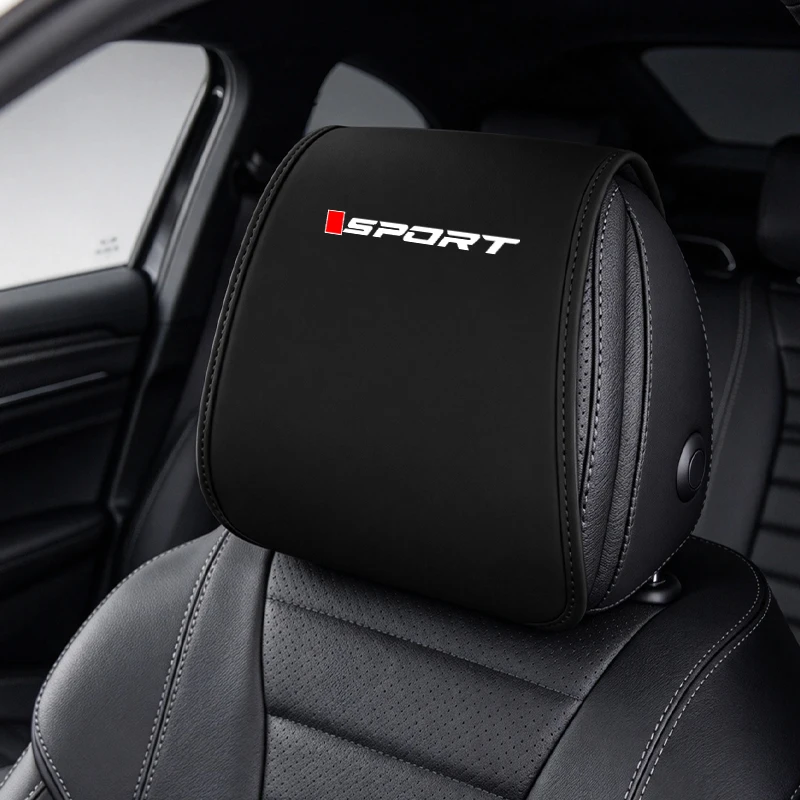 New Car Headrest Cover Dustproof Stainproof Seat Protector Headrest Pillow Auto Interior Accessories Comfortable Breathe