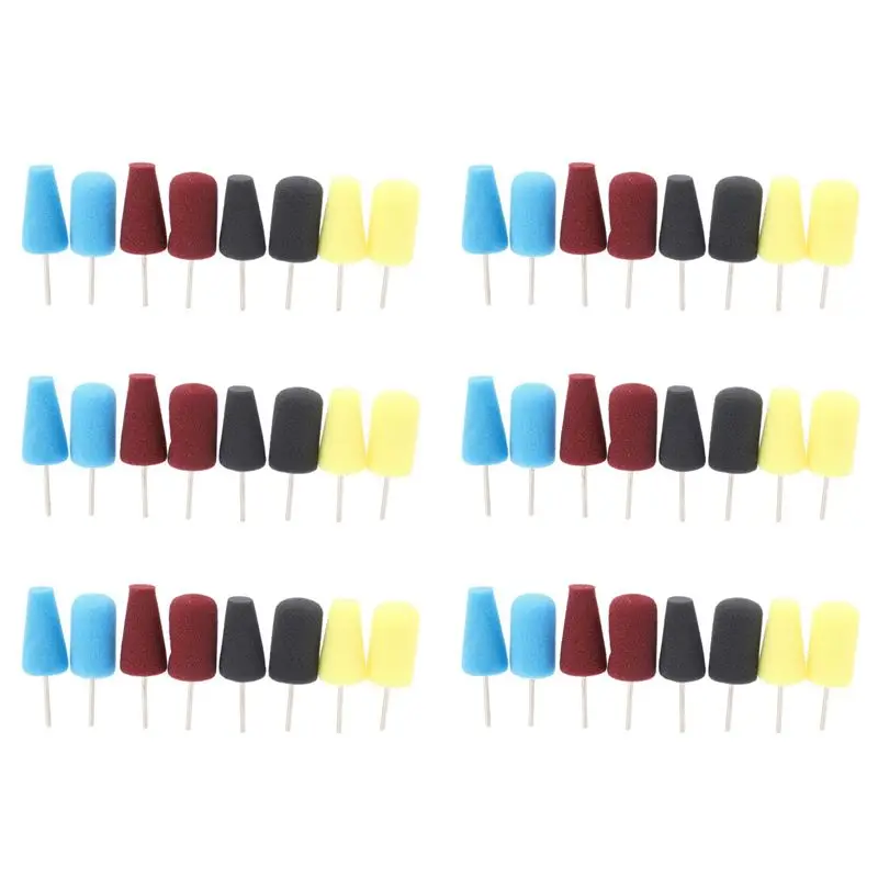 BHBD-48X Buffing Polishing Wheel Car Polish Buffing Shank Polishing Sponge Cone Metal Foam Pad