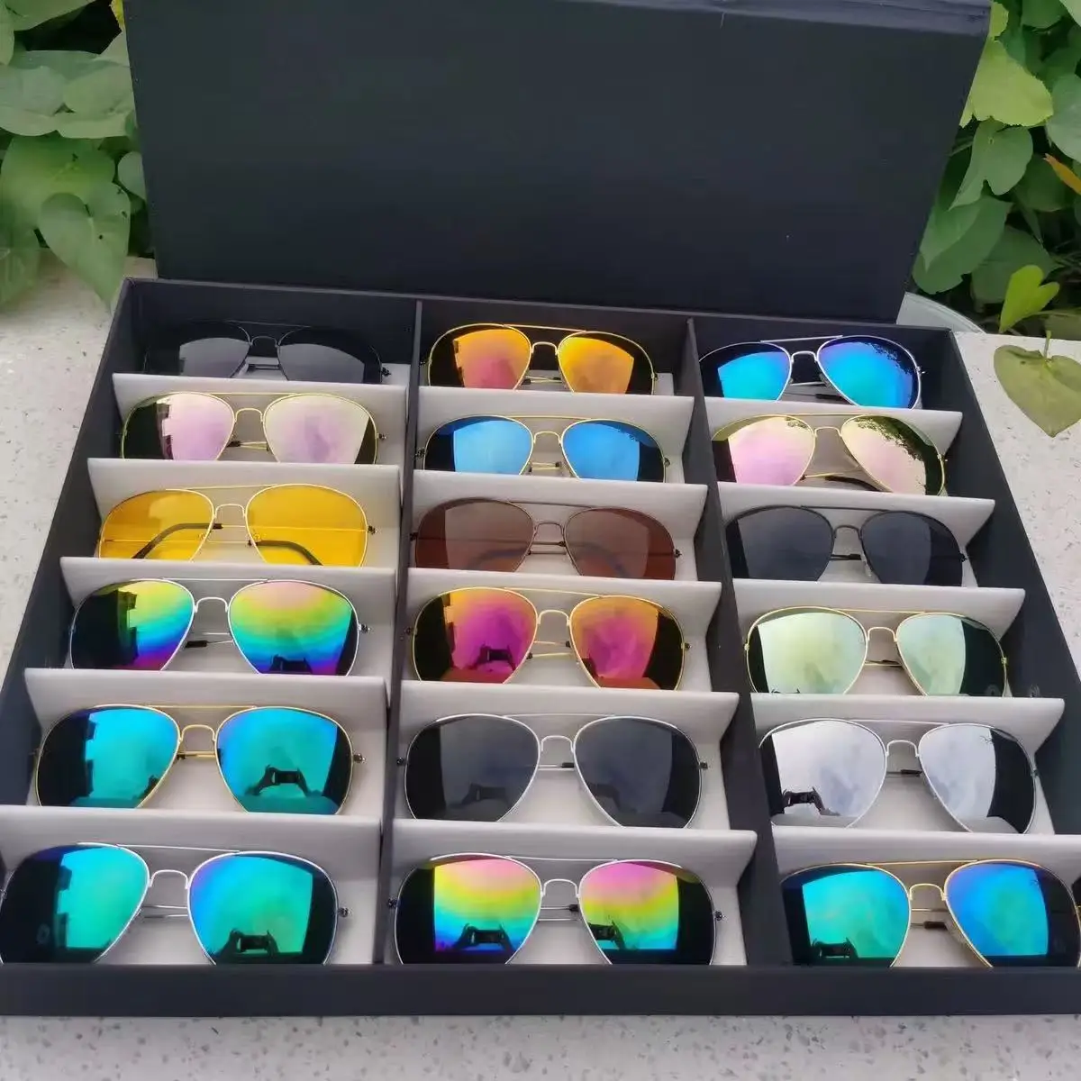 

New Fashion Men Sunglasses Pilot Classic Driving Sun Glasses Metal Frame Mirror Leisure Fishing Men/women Eyeglass UV400