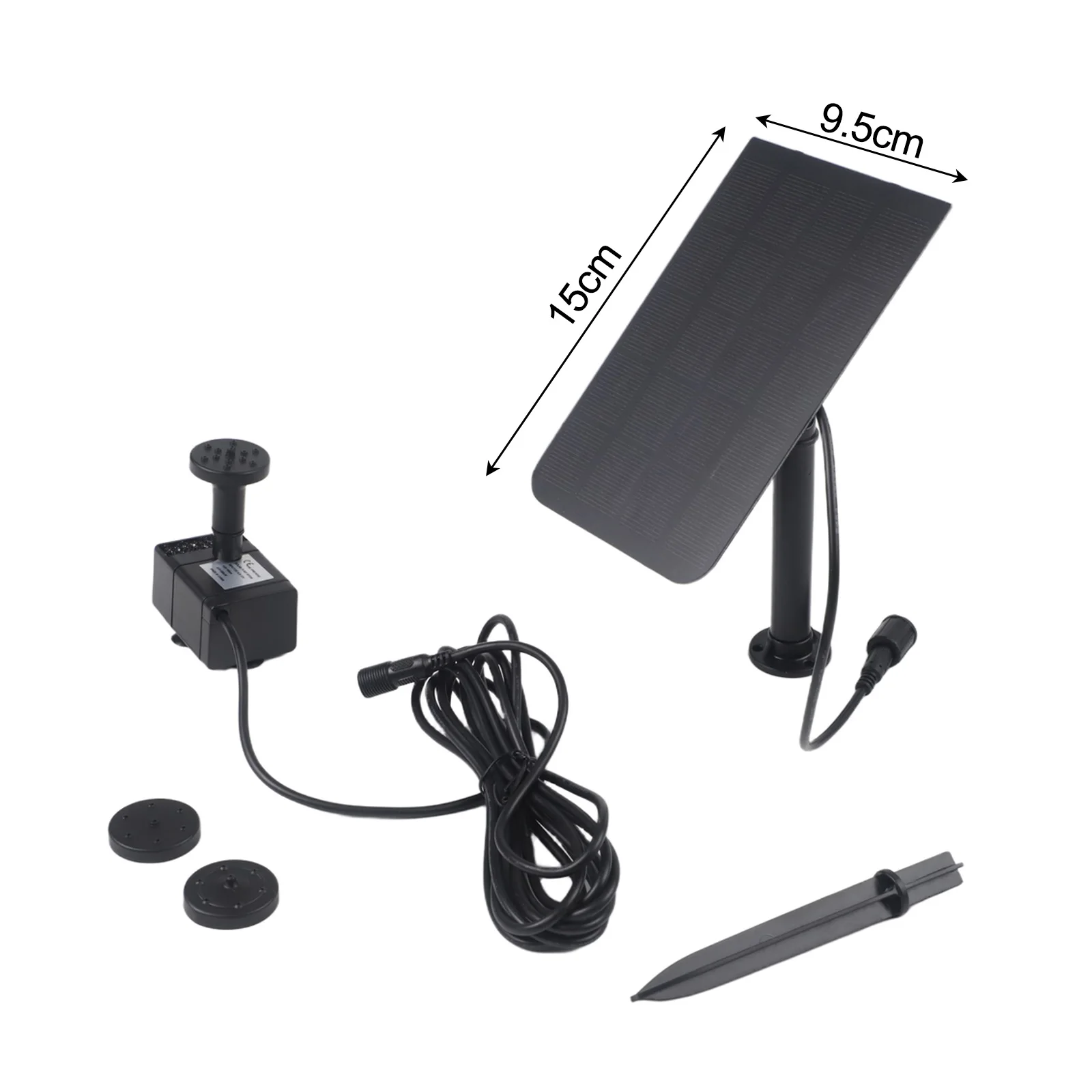 Customizable Water Flow System Outdoor Decoration Outdoor Fountain Fountain Pump Kit Easy Installation Water Display