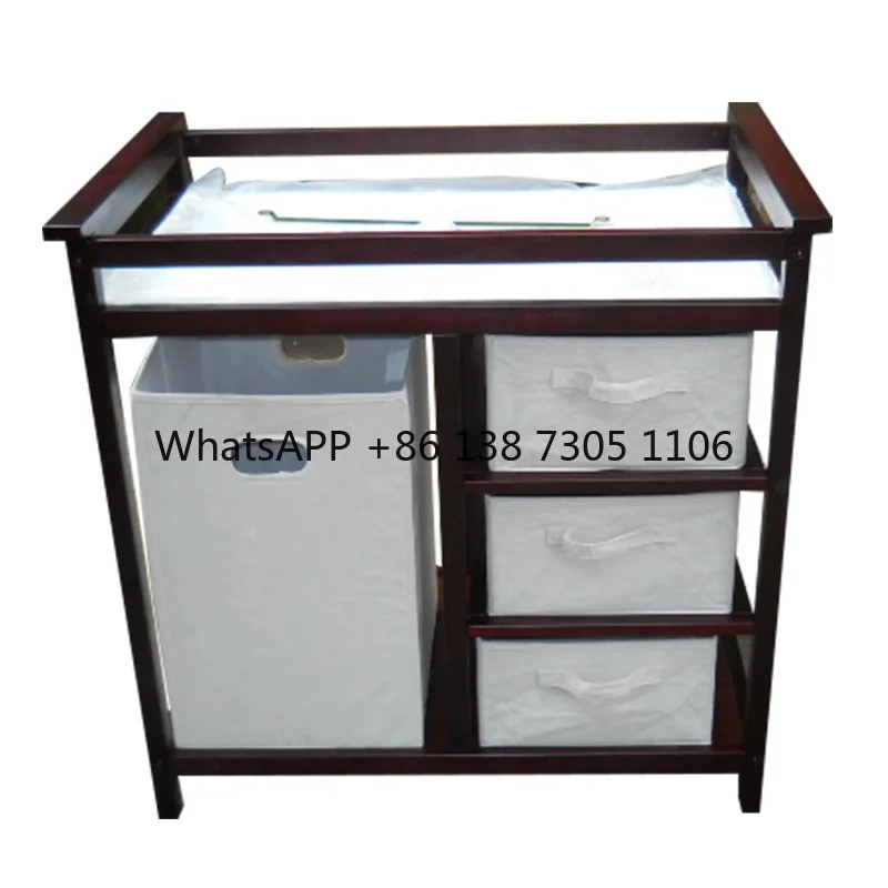 

Landmark pine solid wood storage table care changing pad touch pad storage household