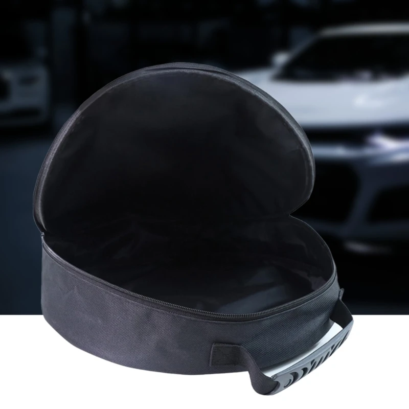 Round Cable Bag Water Resistant Cable Organizers Storage Bag Perfect for Jumper Cable Charging Cord Storage