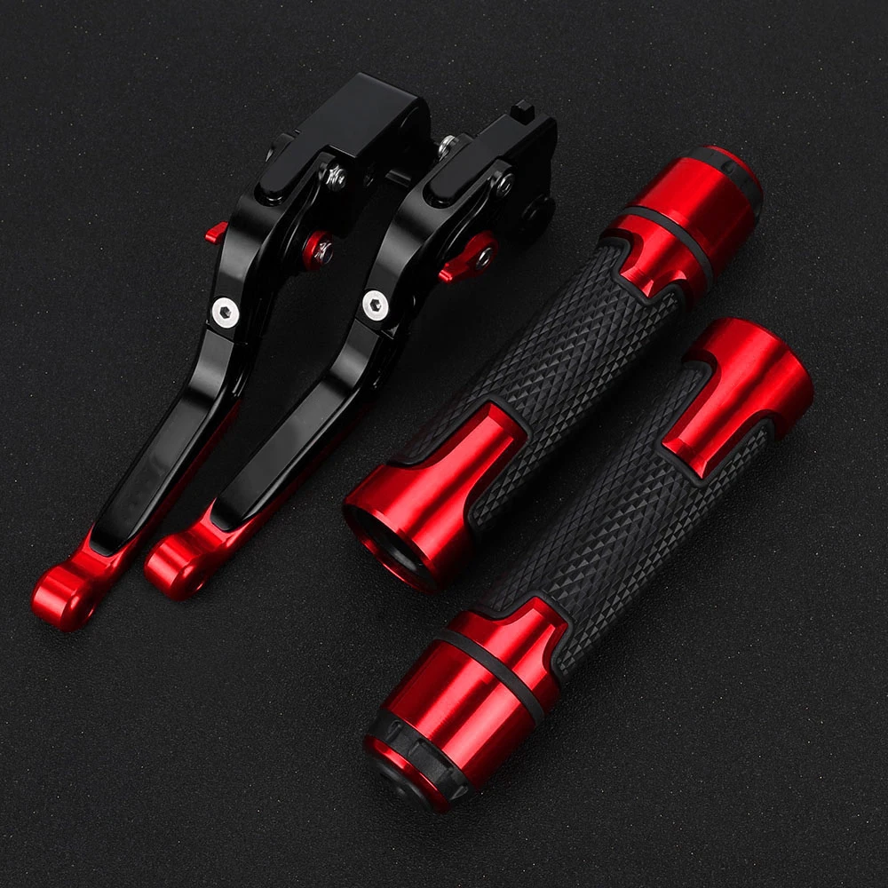 Motorcycle Adjustable Brake Clutch Levers & Handle Handlebar grips For honda PCX 125 150 PCX125 PCX150 2012- 2023 2022 ALL YEARS