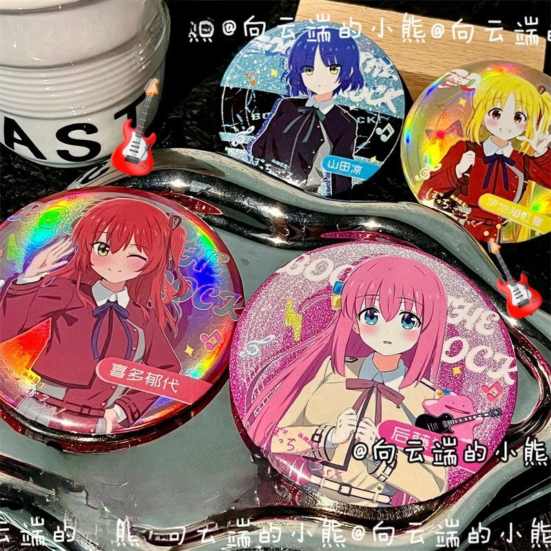 Bocchi The Rock GotohHitori Yamada Ryo Ijichi Nijika Kita Ikuyo Badge Anime Peripheral Cute Cartoon Brooch Kawaii Goods Gift