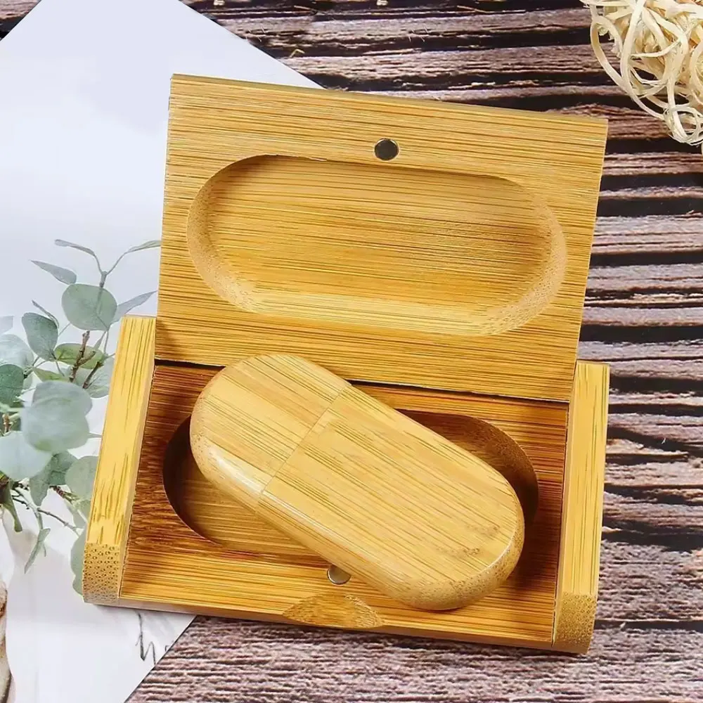 محرك فلاش USB 2.0 خشبي 128 جيجابايت 1 قطعة محرك قلم بشعار مخصص مجاني مع صندوق 64 جيجابايت 32 جيجابايت 16 جيجابايت عصا الذاكرة هدية الزفاف قرص U