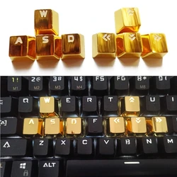 8 Keys Zinc-Alloy Backlit Keycaps Set WASD Directions Keycap For MX-Switches Backlit Gaming Mechanical Keyboard Keycap