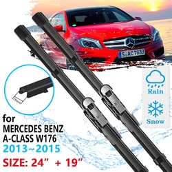 Car Front Wiper Blade For Mercedes Benz A-Class W176 2013~2015 Windscreen Windshield Accessories Window 2013 2014 2015