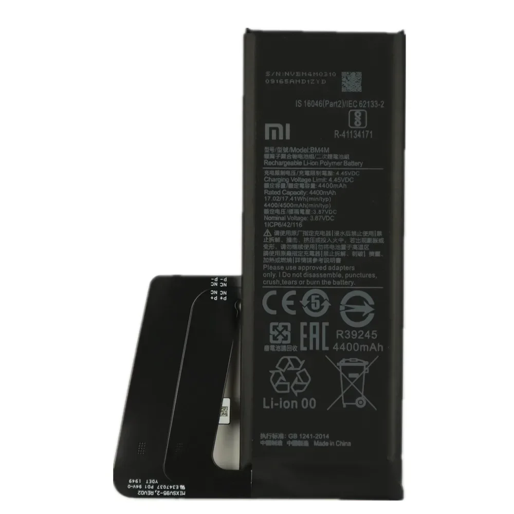 Nuova batteria originale BM4M BM4N Xiao mi per Xiaomi Mi 10 / Mi10 Mi 10 Pro 10Pro 5G versione batteria del telefono cellulare Bateria + Tools