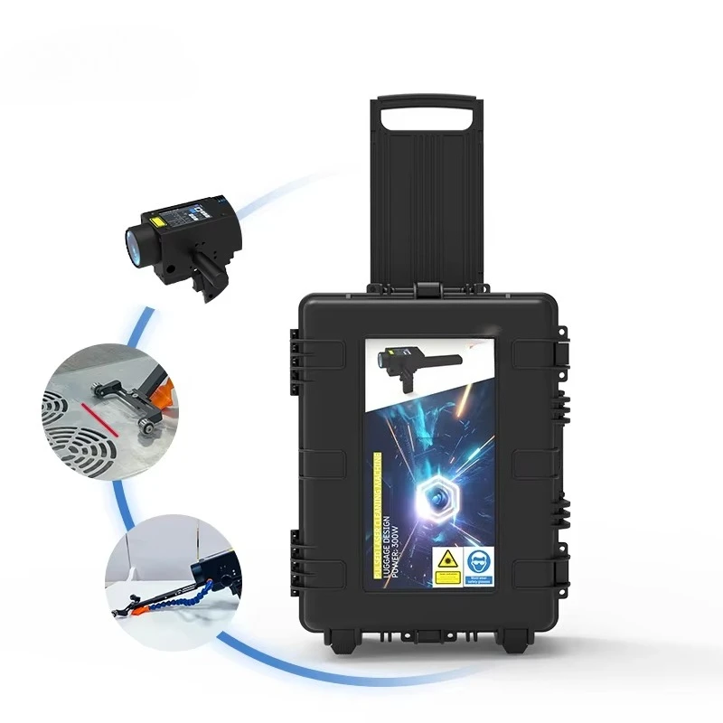e Rust Wash Machines Cars Portable 200w 300w Pulse Cleaning Machine for Remov