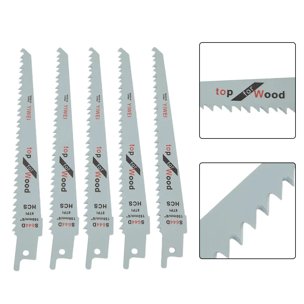 Wood Saw Blades Cutting New 6inch Reciprocating Saw Blade S644D Flexible wood cutting 5 