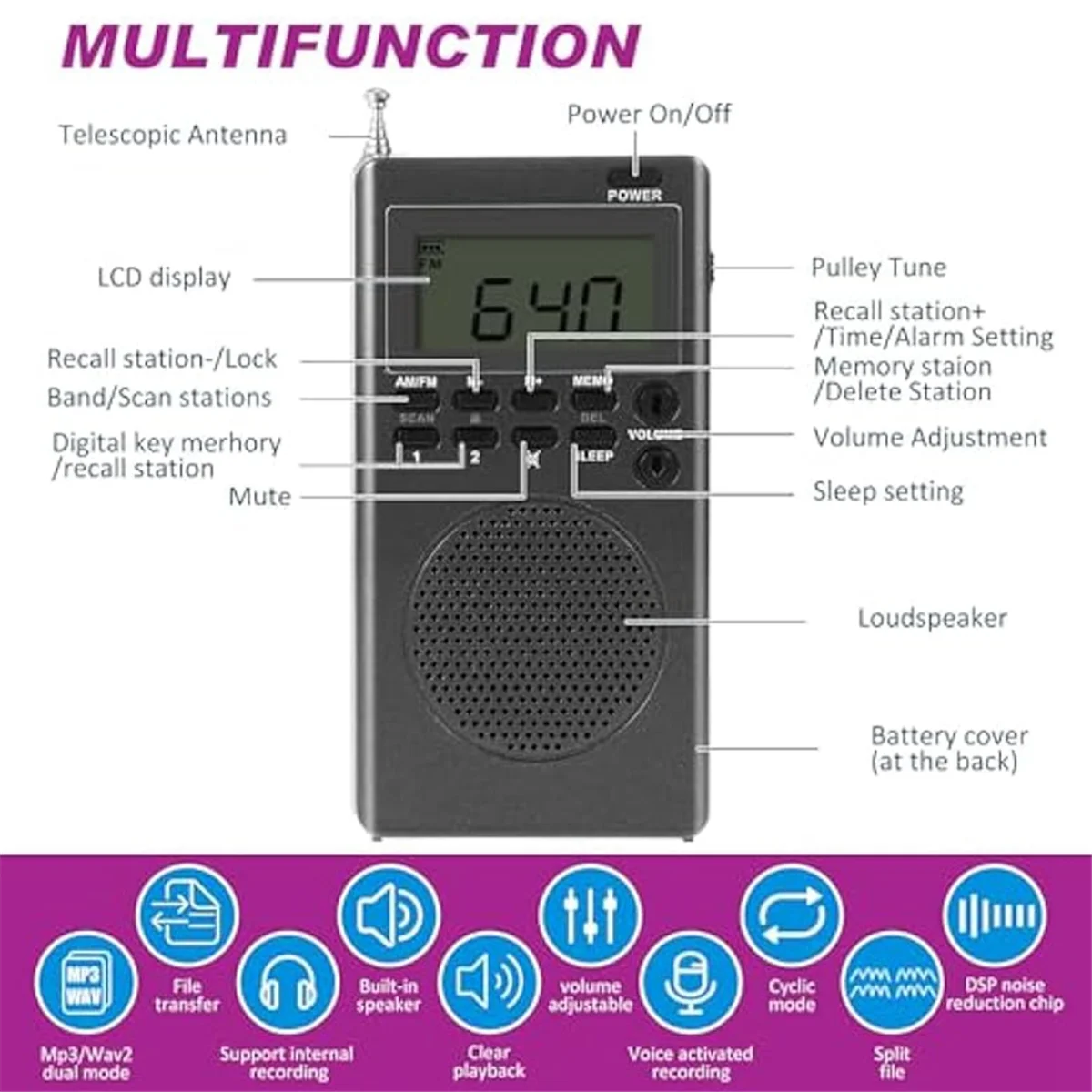 A79G Комплект оборудования Spirit Box с 1 радио, 4 шт., светящимися кошачьими шариками и 1 фонариком, комплект оборудования для домашнего офиса на открытом воздухе