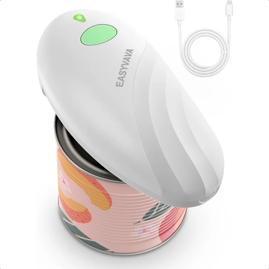 

Electric Can Opener for SeniorsRechargeable Automatic Can Openers Smooth Edge for Kitchen with 2000mAh Battery OneTouch Handsfr