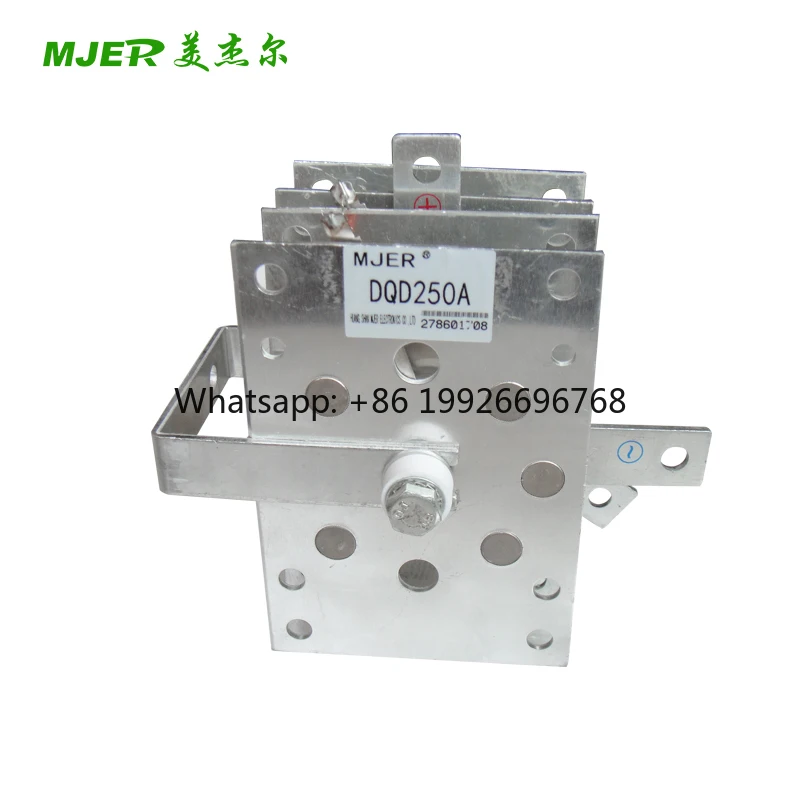 Aluminum Metal Single Phase Diode Bridge Rectifier DQD250A 100*140*4 Layers Power Supply Module