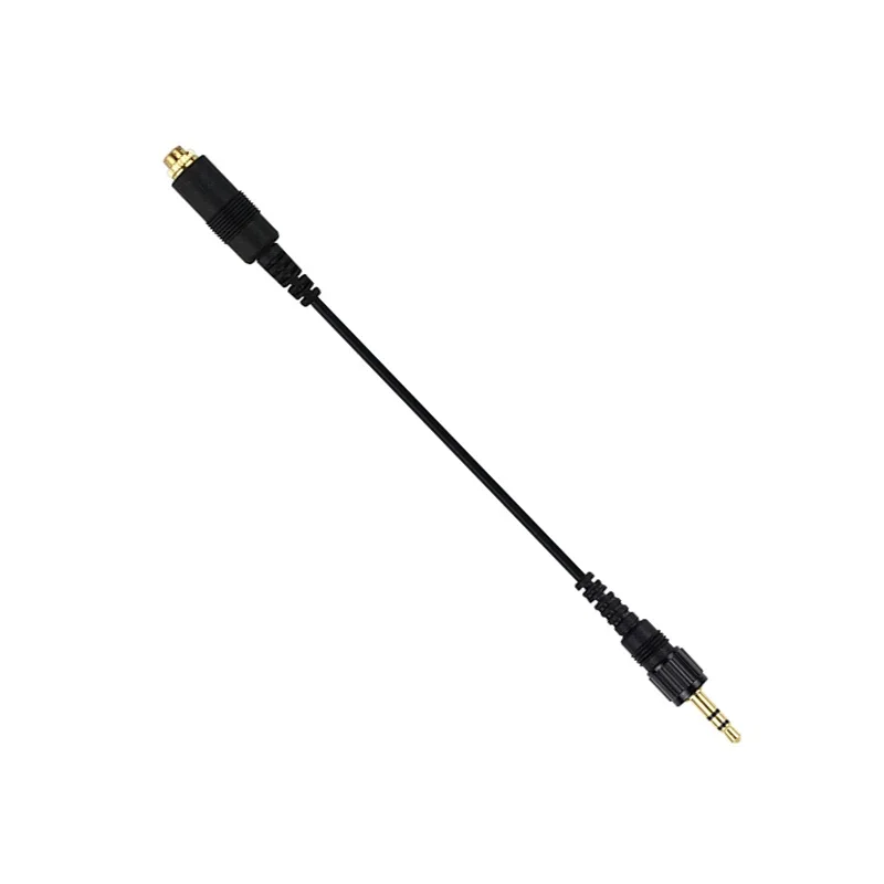 3.5mm TRS 3 Section Plug Compatible with Sennheider Maple Flute Lavalier Microphone to Sony Bee Audio Cable