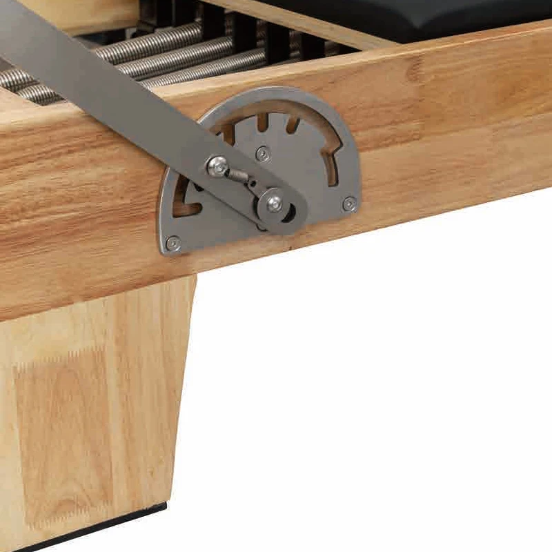 Premium Pilates Reformer Kit Oak Wood Pilates Bed Reformer Machine and Barrel Chair for Pilates Studio