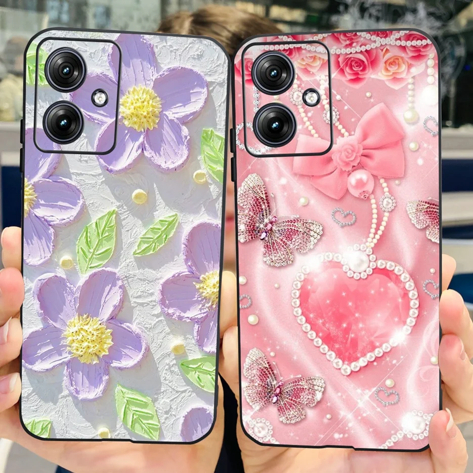 For Motorola Moto G84 Case XT2347-1 Cute Fashion Painted Cover Soft Silicone Case For Moto G54 G 84 MotoG54 MotoG84 Fundas Coque