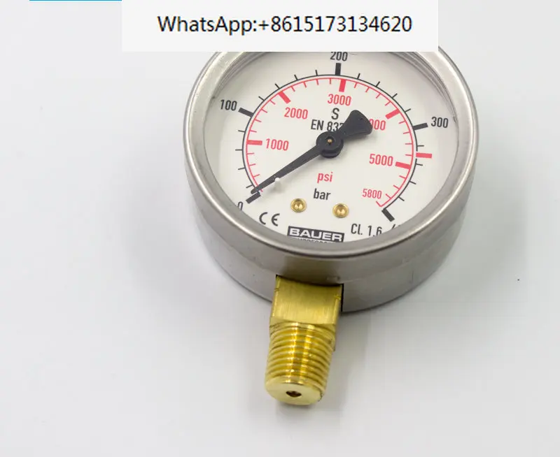 Pressure gauge N4101/compressor inflation/dedicated pressure gauge 0-400bar