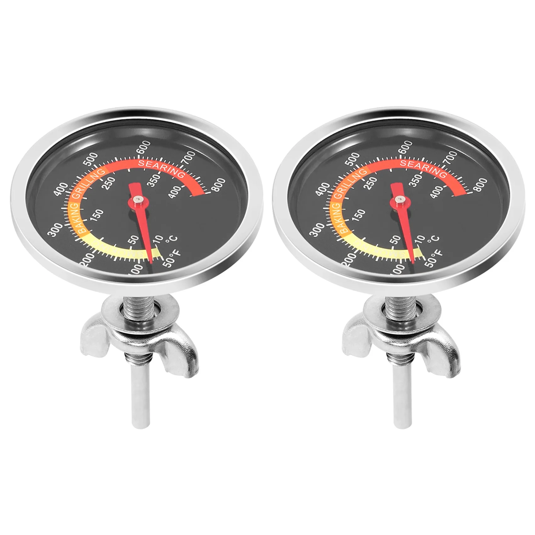 

BBQ Grill Temperature Gauge, Barbecue Charcoal Grill Smoker Temperature Gauge Pit BBQ Pizza Oven Thermometerm12k