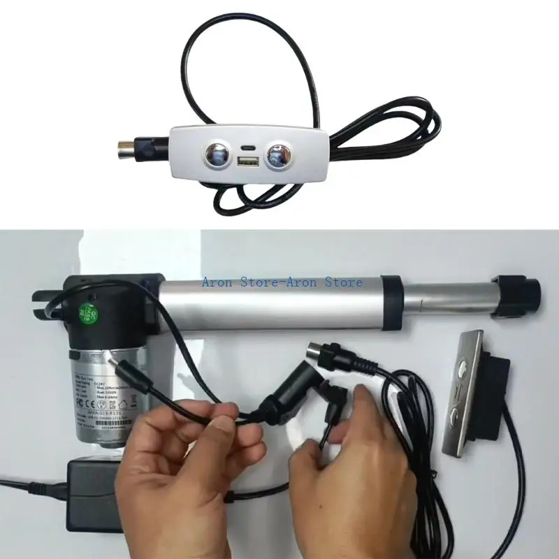 مفاتيح Recliner الكهربائية H3CF 2 مفاتيح تحكم كرسي رفع زر مع USB شحن واجهات كرسي الطاقة