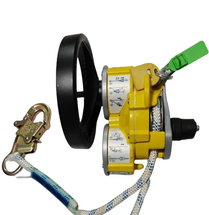 

Slow-descent Rope Climbing Machine with Electric Ascender and Descender Multi-functional Rock Climbing and Caving