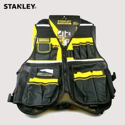 Stanley Fatmax FMST530201 Multi Pocket Tool Vest Holder striscia di sicurezza riflettente cinturino regolabile Workwear Storage vest per strumenti