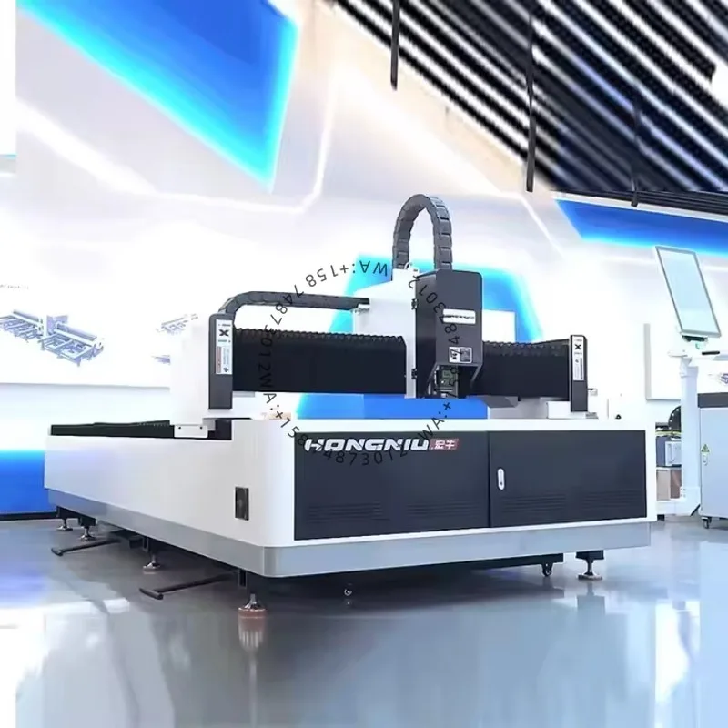 Plate  Fiber Las er Cut ting Machine Carbon Steel Stainless Steel Metal With 230mm Diameter square