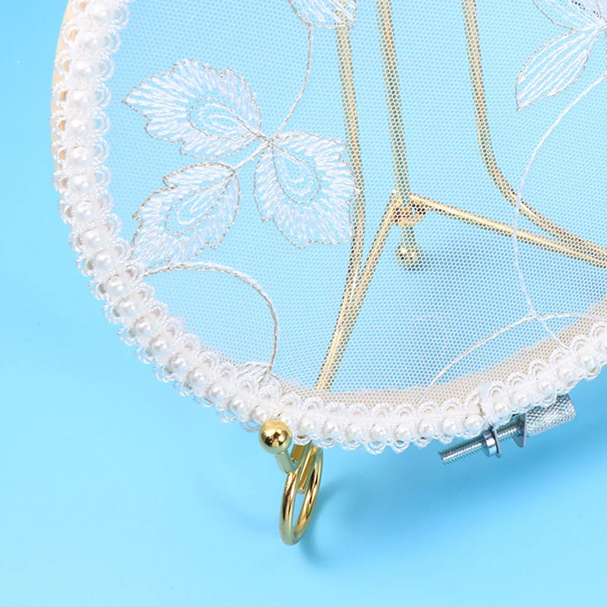 

1Set Lace Jewelry Display Stand Elegant Stylish Earring Holder Organizer Rack for Home Store Window Display Storage of Earrings