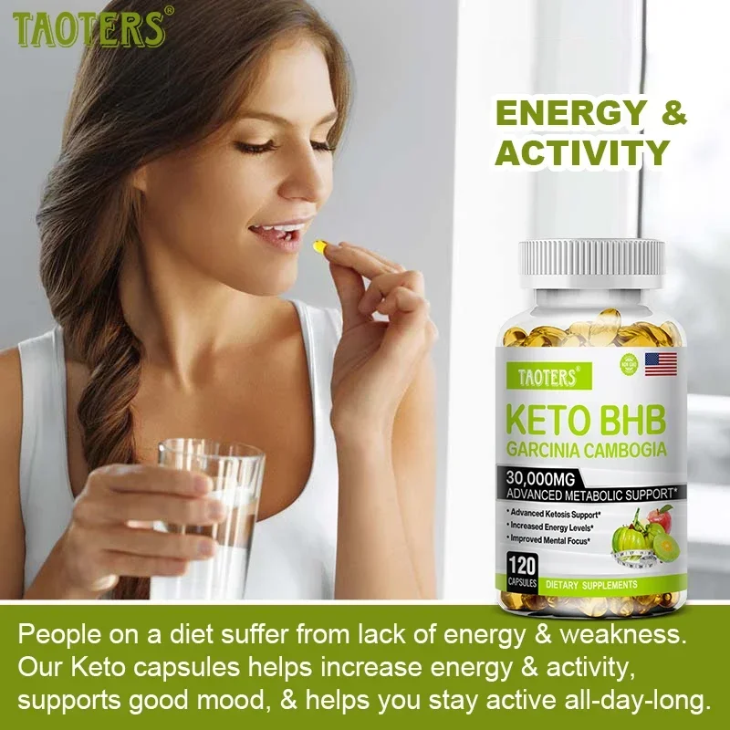 Keto Contains Pure BHB Ketogenic Extra Strength 30,000 Mg - Supports Body Metabolism, Weight Management, Ketosis Support